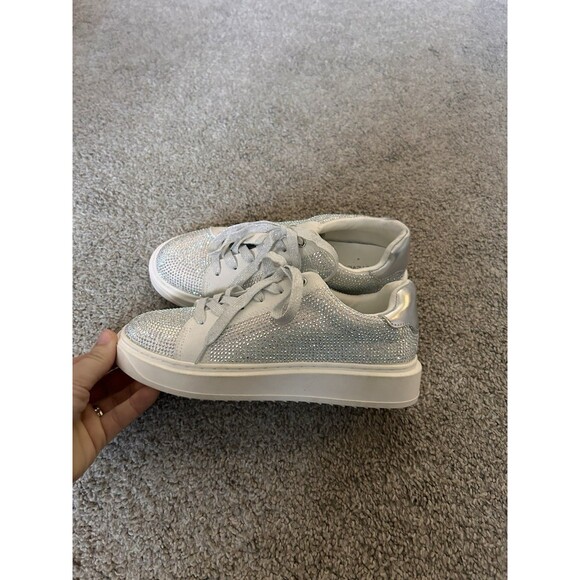 Children Unisex Shoes Steve Madden Kids Charly (Big Kid) Size 3 Rhinestones‎ - Picture 4 of 8